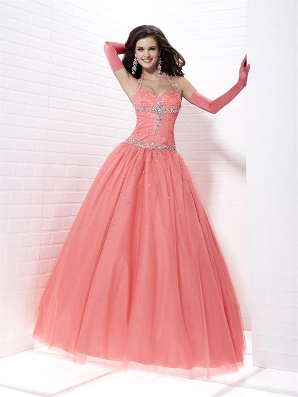 Vestidos Largos de Fiesta de Color Coral 20
