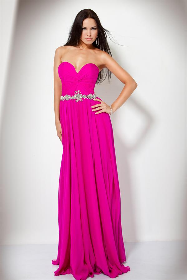 Vestidos de Fiesta Largos de color Fucsia 10