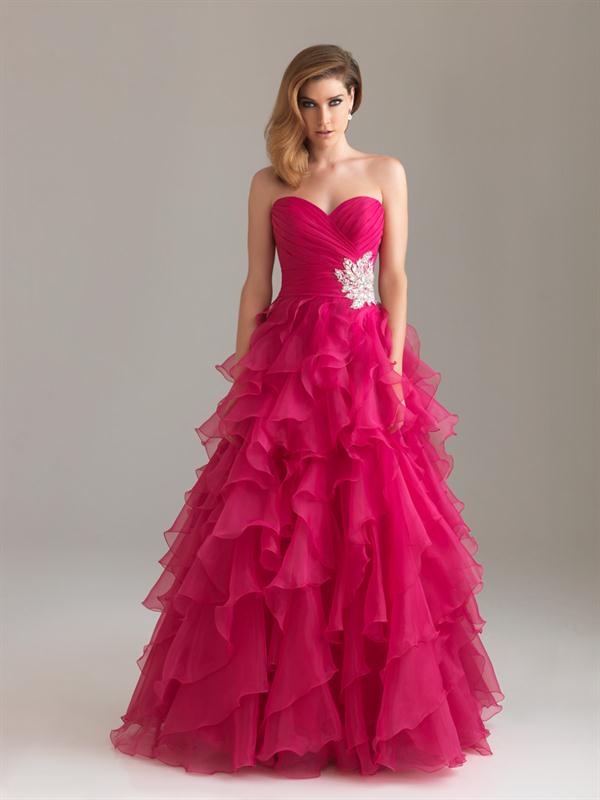 Vestidos de Fiesta Largos de color Fucsia 2