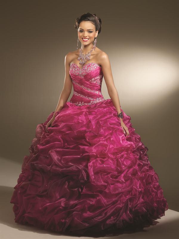 Vestidos de Fiesta Largos de color Fucsia 4