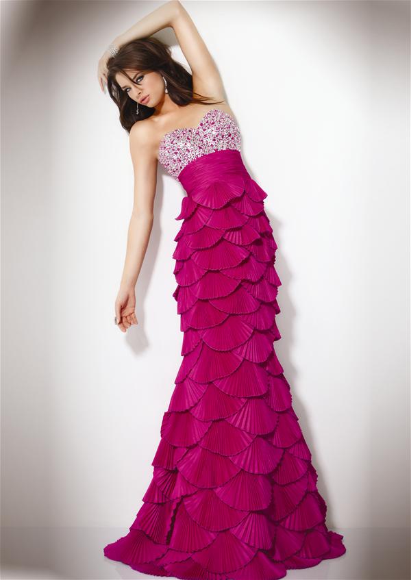 Vestidos de Fiesta Largos de color Fucsia 9