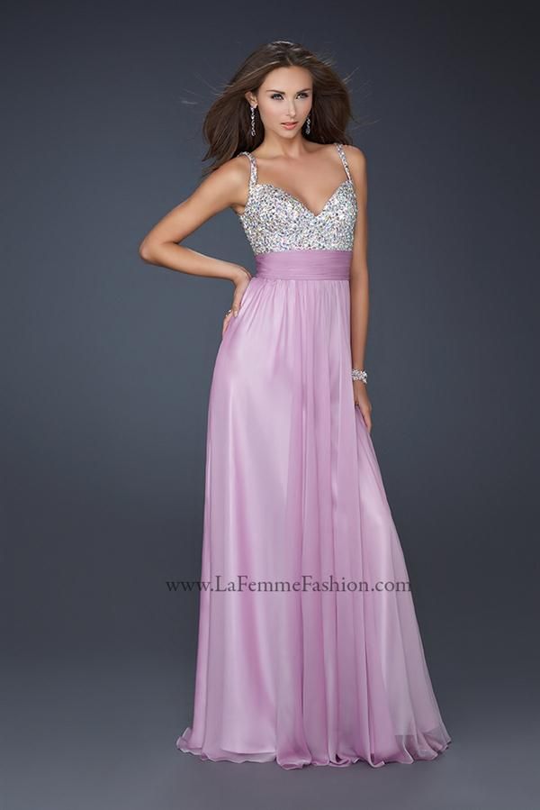 Vestidos de Fiesta de La Femme rosado